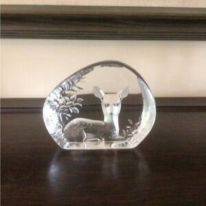 Deer Crystal Figurine
